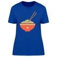 thumbnail image 1 of Cute Bowl With Noodles Cartoon T-Shirt Women -Image by Shutterstock, Female XX-Large, 1 of 2