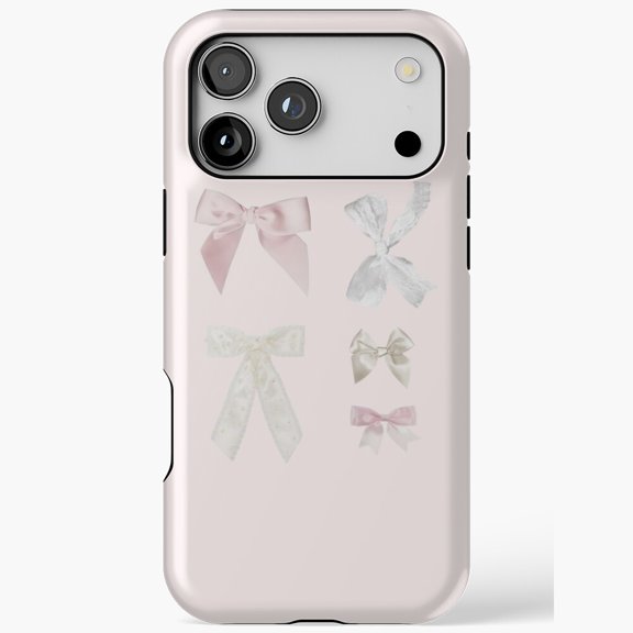 Cute Bows Collection for iPhone Case 11 to 17 Pro Max