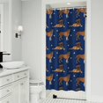 thumbnail image 1 of Cute Boxe Shower Curtain 36"x72" ,Bathroom Decorative Shower Curtains Set with 12 Hooks,Modern Waterproof Washable Shower Curtain, 1 of 6