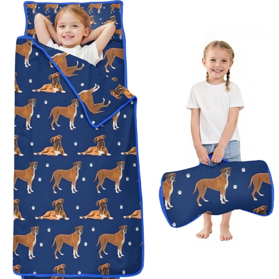 Cute Boxe Toddler Nap Mats for Kids Preschool,Sleeping Mat Bag or Kids,Toddler Sleeping Bag,Toddler Nap Mat or Daycare