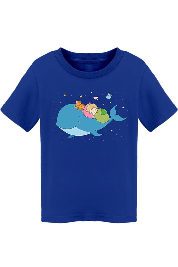 Cute Boy And Whale T-Shirt Toddler -Image by Shutterstock, 5 Toddler