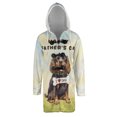 thumbnail image 1 of Cute Boykin Spaniel Loves Dad Happy Father's Day All Over Print 3D Hooded Duffle Toggle Coat Dog Lover - 12008, 1 of 6