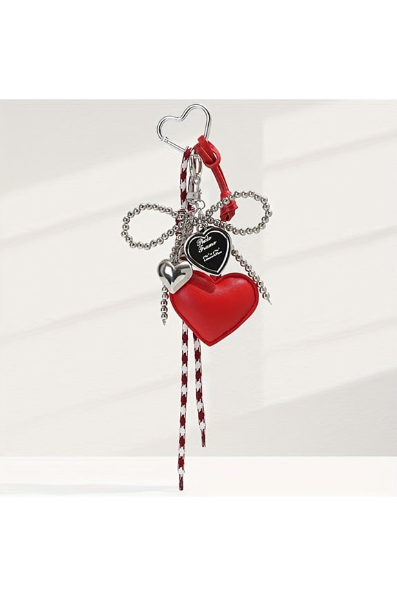 Cute Braided Bow Keychain Bag Charms for Handbag Purse Backpack Accessories Bogg Bag