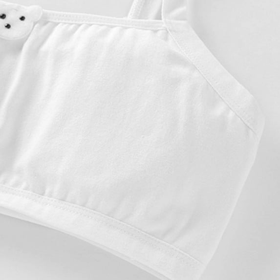 Cute Bras for Teens Girls Size 13-18 Lightweight Training Bralettes Juniors Kids Casual Solid Color Soft No Show Underwear Bra
