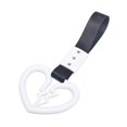 thumbnail image 1 of Cute Broken Heart Shaped Car Anti-Static Strap Decorative Warning Hanging Ring Car Handle Rear Front Bumper Warning Ring, 1 of 9