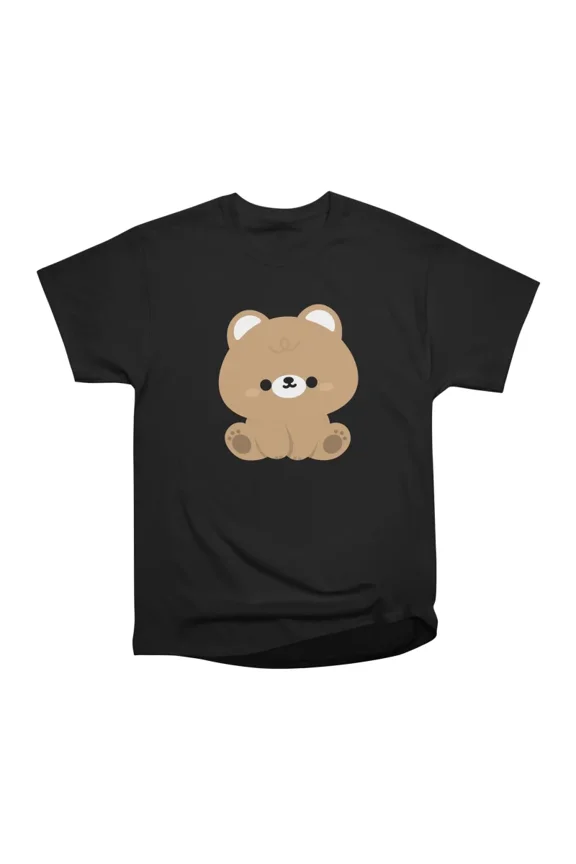 Cute Brown Bear T-Shirt Tee Gift For Him Merch For Her Apparel For Friend