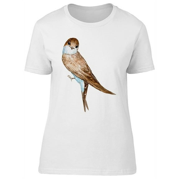 Cute Brown Bird, Nature T-Shirt Women -Image by Shutterstock, Female XX-Large