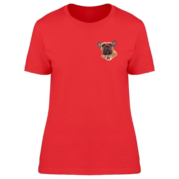 Cute Brown French Bulldog Tee Women's -Image by Shutterstock
