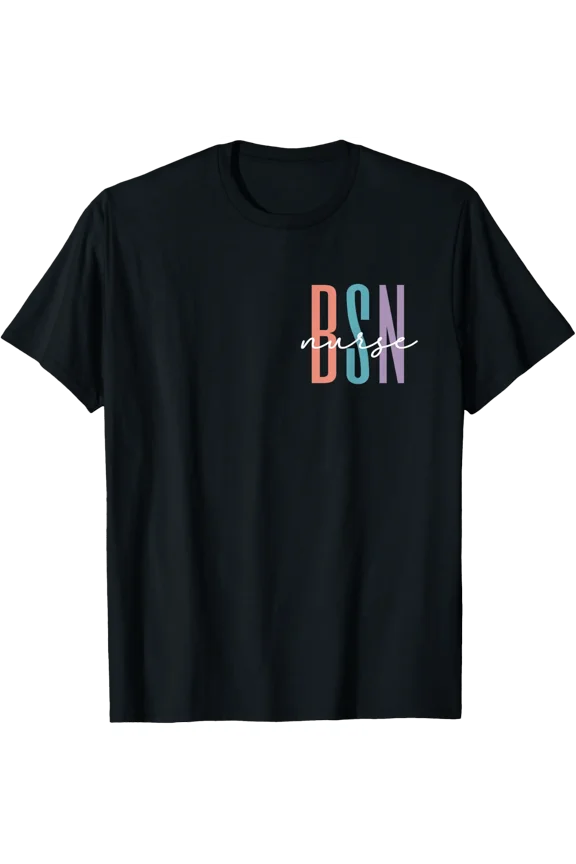 Cute Bsn Graduate Registered Nurse Graduation Rn Pocket T-Shirt Size S-5XL