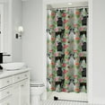 thumbnail image 1 of Cute Bulldog Dog and Flower Florals Shower Curtain 36"x72" ,Bathroom Decorative Shower Curtains Set with 12 Hooks,Modern Waterproof Washable Shower Curtain, 1 of 6
