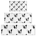 thumbnail image 1 of Cute Bulldog Kitchen Rugs Sets Of 3,Kitchen Runner Rugs Non Skid Washable,Decorative Kitchen Floor Mats for Kitchen,Sink,Laundry,17"x30"+ 17"x47" + 17"x59", 1 of 6