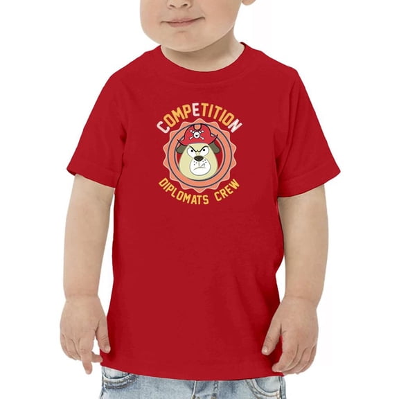 Cute Bulldog Pirate Wax Seal T-Shirt Toddler -Image by Shutterstock,  2 Toddler