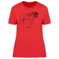 thumbnail image 1 of Cute Bulldog Silhouette Tee Men's -Image by Shutterstock, 1 of 2