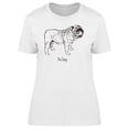 thumbnail image 1 of Cute Bulldog Silhouette Tee Men's -Image by Shutterstock, 1 of 2