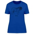 thumbnail image 1 of Cute Bulldog Silhouette T-Shirt Men -Image by Shutterstock, Male x-Large, 1 of 2
