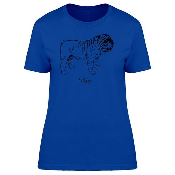 Cute Bulldog Silhouette T-Shirt Men -Image by Shutterstock, Male x-Large
