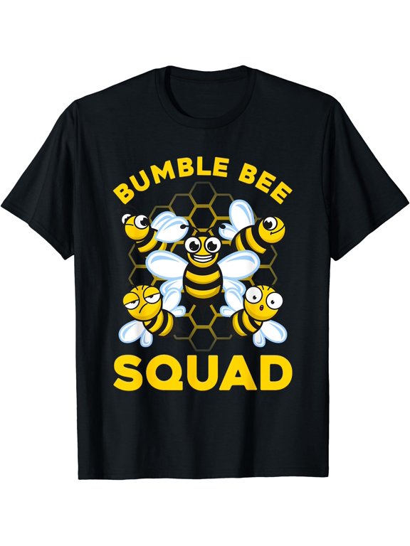 Cute Bumble Bee Art For Bee Keeper Bumblebee T-Shirt BLACK Unisex S-5XL Hot Trending Shirt, Vintage Birthday Gift