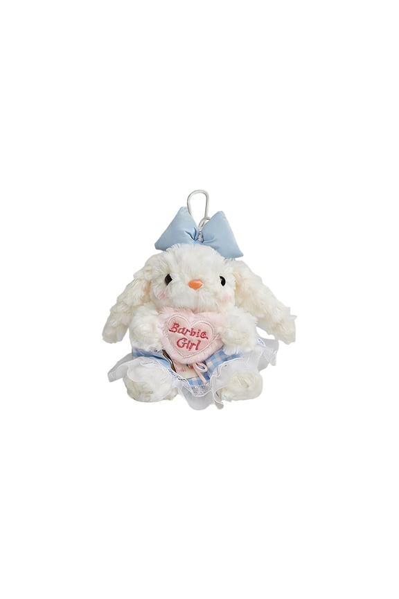 Cute Bunny Bag Charm, Plush Rabbit Keychain Mini Rabbit Car Keys Decor Purse Charm Pendant Decoration Festival Gift