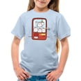 thumbnail image 1 of Cute Bunny Crane Game T-Shirt Juniors -Image by Shutterstock,  x-Large, 1 of 4