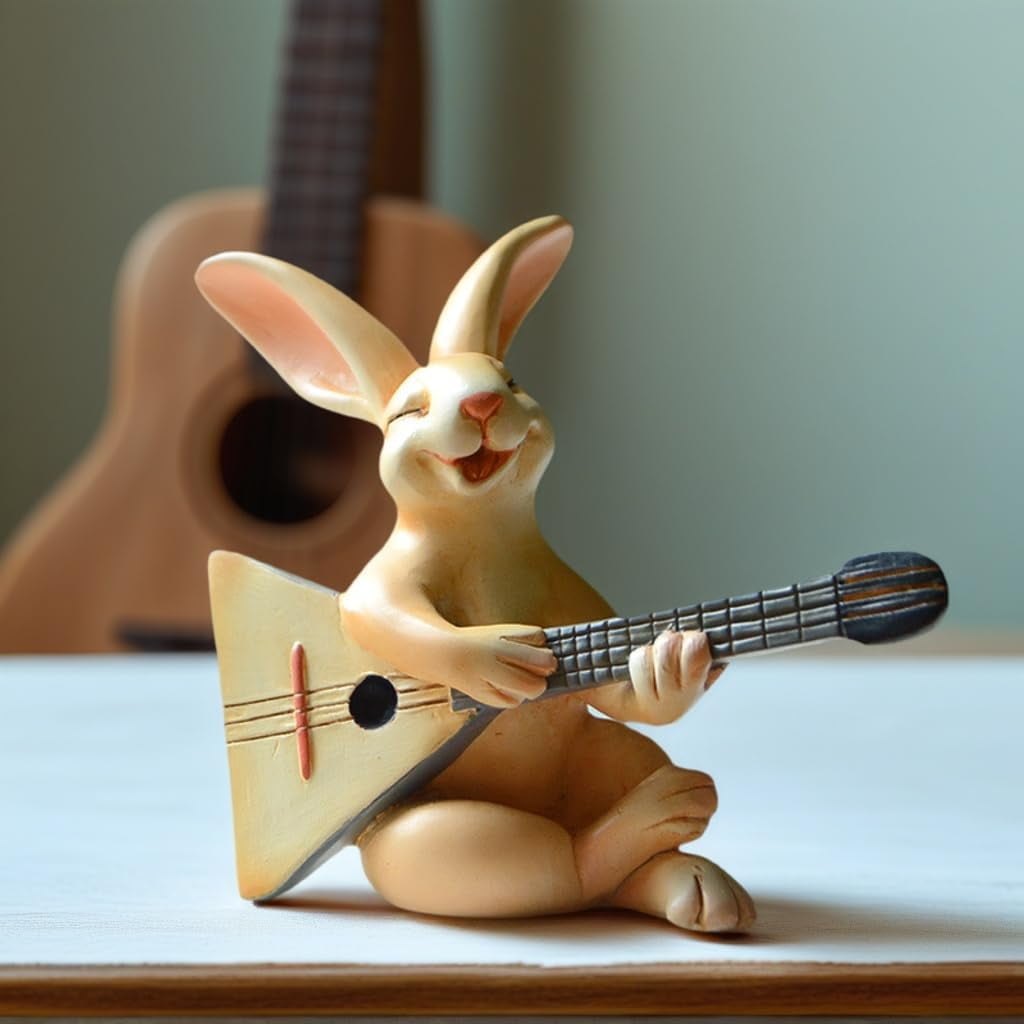 Cute Bunny Decor, Easter Decorations, Bunny Figurines for Birthday Gift ...