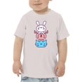 thumbnail image 1 of Cute Bunny Deer Cat Stack T-Shirt Toddler -Image by Shutterstock,  5 Toddler, 1 of 4