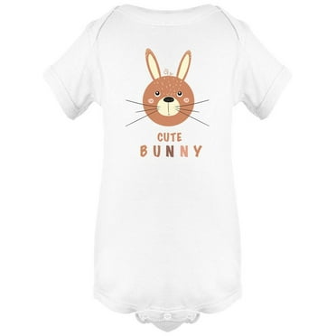 Cute Bunny Design Bodysuit Infant -Image by Shutterstock,  24 Months