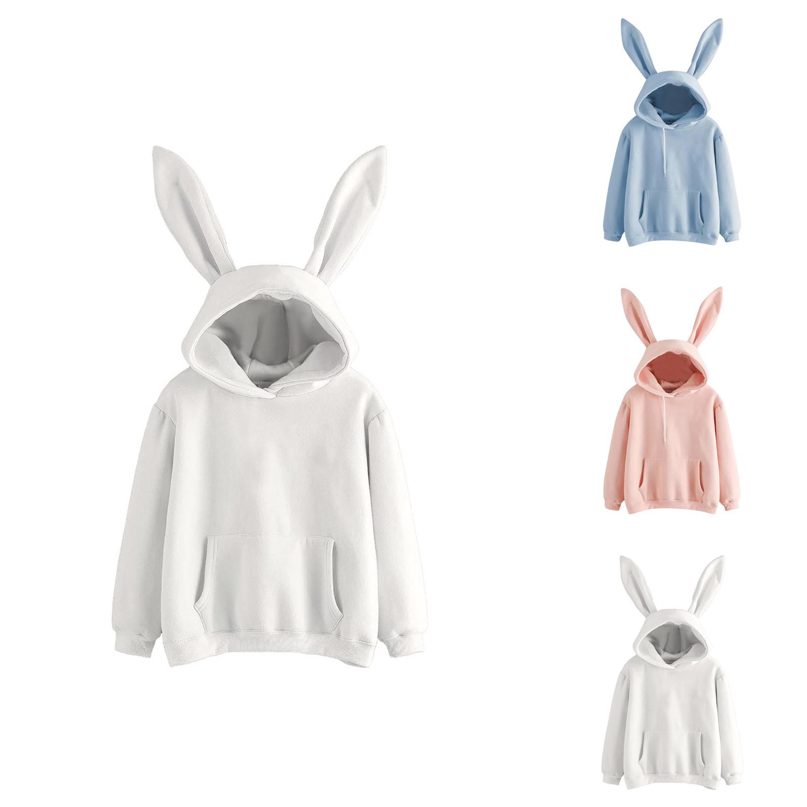 Cozy Bunny Hoodie with Adorable Ear Details