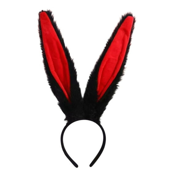 Cute Bunny Ears Headband for Halloween Costumes & Easter Outfits, Soft Shapeable Lightweight Hair Band for Klds GirIs Women Party Accessories