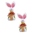 thumbnail image 1 of Cute Bunny Easter Basket Eggs Candy Gifts Storage Rabbit Bag Party Decoration, 1 of 2