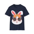 thumbnail image 1 of Cute Bunny Face Shirt Floral Print Glasses Rabbit Easter, 1 of 4
