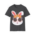 thumbnail image 1 of Cute Bunny Face Shirt Floral Print Glasses Rabbit Easter, 1 of 4