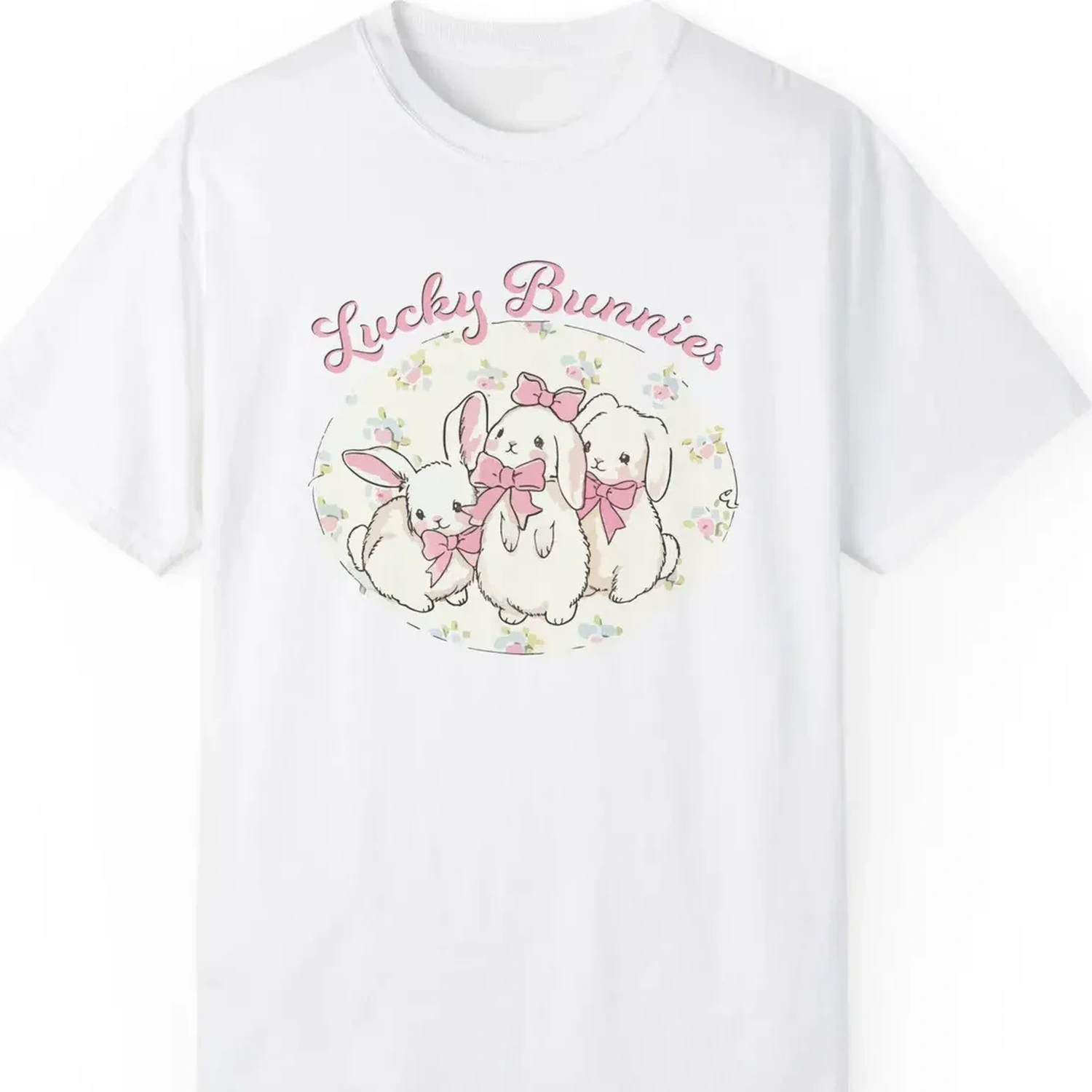 Wo Rabbit Cute Bunny Graphic Easter Bunny Coquette Aesthetic T-S1Hirt, Graphic S ...