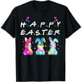 thumbnail image 1 of Cute Bunny Happy Easter Womens T-Shirt, 1 of 5