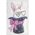 thumbnail image 1 of Cute Bunny Kitchen Tea Towels Set of 1 Absorbent Hand Dish Towels, Pink Bowknot Rabbit Dishcloths Lint-Free 18x28 Inch Fast Drying for Cooking Baking Home Clean, 1 of 7