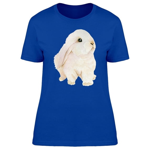 Cute Bunny Looking Up T-Shirt Women -Image by Shutterstock, Female x-Large