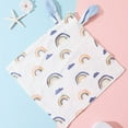 thumbnail image 1 of Cute Bunny Muslin Baby Hand Washcloths, Soft Cotton Bath Face Towel, 4 Layers Extra Absorbent Feeding Burp Cloth for Newborn Infant Blue 0-2 Years, 1 of 3