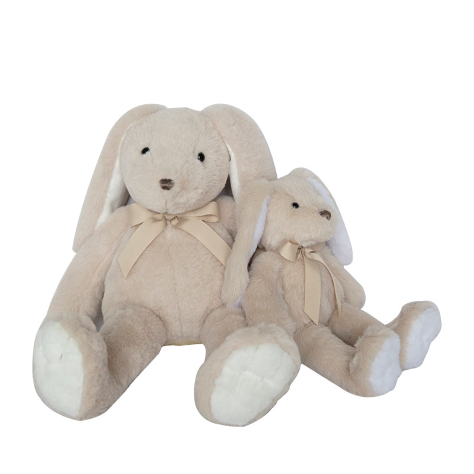 Cute Bunny Plush Toy Soft Stuffed Rabbit Doll Decorative Pillow Gift for Home Couch Bed