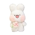 thumbnail image 1 of Cute Bunny Plush Toy Soft Stuffed Rabbit Doll Plush Animal Gift Toy, 1 of 4
