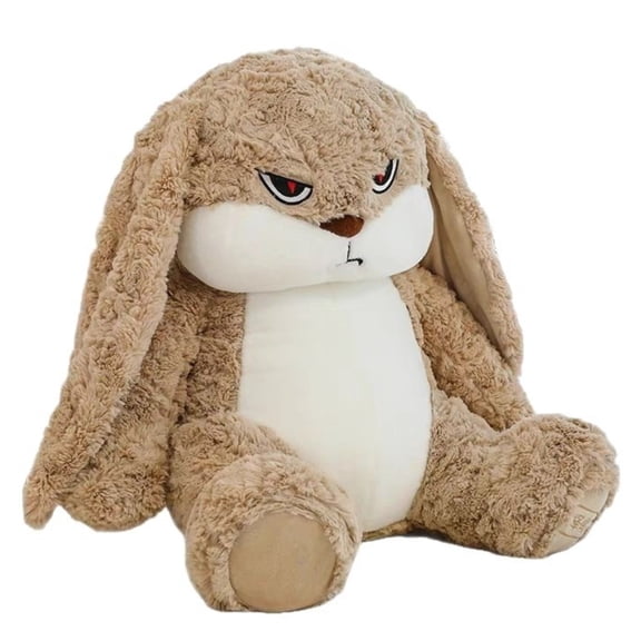 Cute Bunny Plush Toy with Rose Gift Soft Rabbit Doll Romantic Plush Gift for Her Home Decor
