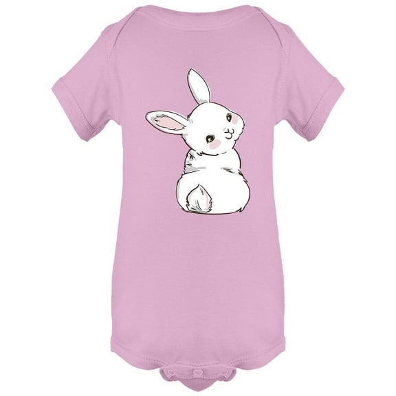 Cute Bunny Posing Bodysuit Infant -Image by Shutterstock,  18 Months