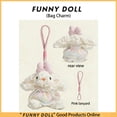 thumbnail image 1 of Cute Bunny Rabbit Plush Bag Charm Keychain, 1Pc Stuffed Animal Pendant With Bow, Soft Plush Toy Keyring For Bag Decoration, Gift For Teens & S, 1 of 6