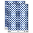 thumbnail image 1 of Cute Bunny Rabbit Solid 200+ Round Stickers - Dark Blue - Gloss Finish - 0.50" Size, 1 of 3
