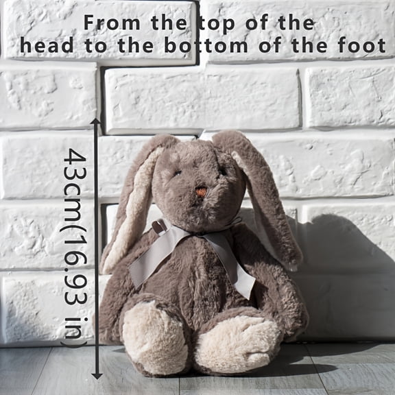 Cute Bunny Stuffed Animal Rabbit Plush Toy, Easter Basket Essential Soft Plush Toys for Baby Kids Girls Women, Ideal Birthday Gift