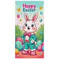 thumbnail image 1 of Cute Bunny Themed Happy Easter Background Backdrop Banner Party Decoration Easter Party Supplies Photography Props Easter Event Decorations, 1 of 7