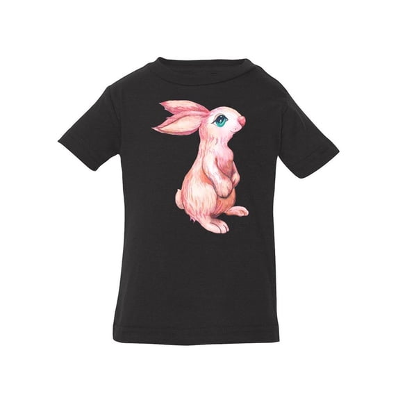 Cute Bunny Watercolor Style T-Shirt Infant -Image by Shutterstock, 18 Months
