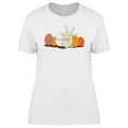 thumbnail image 1 of Cute Bunny With Easter Eggs T-Shirt Women -Image by Shutterstock, Female Small, 1 of 2