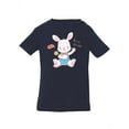 thumbnail image 1 of Cute Bunny With Flower T-Shirt Infant -Image by Shutterstock,  12 Months, 1 of 4
