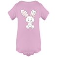thumbnail image 1 of Cute Bunny With Ribbon Bodysuit Infant -Image by Shutterstock,  6 Months, 1 of 2