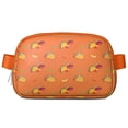 thumbnail image 1 of Cute Burger Belt Bag – Fast Food Fanny Pack with Colorful Junk Food Pattern, Great for Breakfast Lovers, Foodie Outings & Casual Summer Vibes, 1 of 4