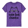 thumbnail image 1 of Cute But Chaotic  - Toddler And Youth Short Sleeve Graphic T-Shirt, 1 of 7